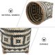thumbnail image 2 of 1PC Bamboo Woven Trash Basket Creative Wastebasket for Family Living Room, 2 of 4