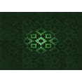 thumbnail image 1 of Ahgly Company Machine Washable Indoor Rectangle Transitional Deep Emerald Green Area Rugs, 4' x 6', 1 of 7