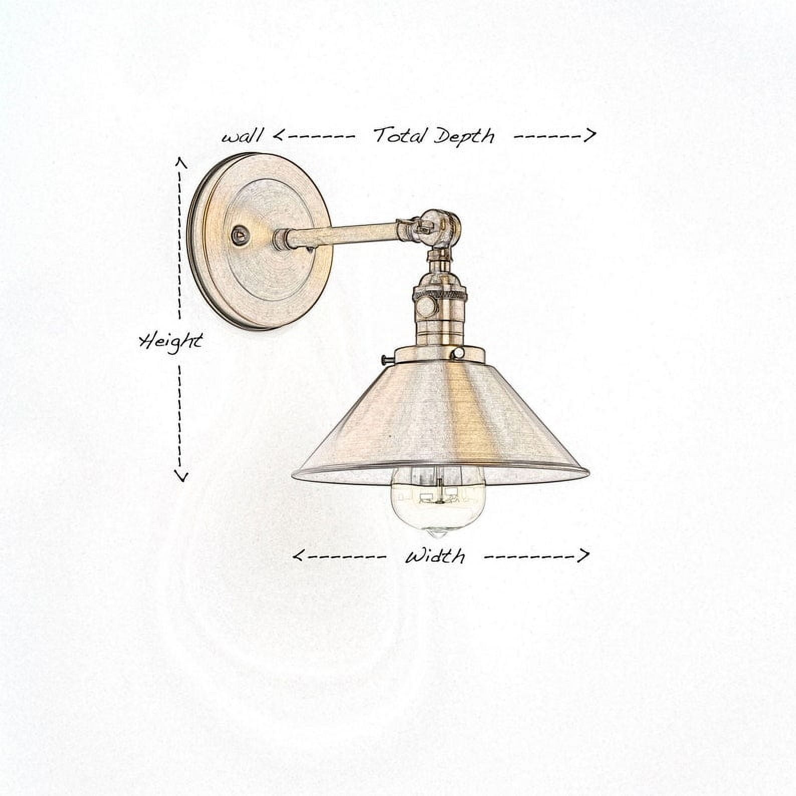 Mid Century Modern Wall Sconce - Adjustable Light - Brass Fixture - Wall Sconce - Vanity Lighting - Reading Light