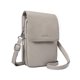 thumbnail image 1 of Bolso bandolera para teléfono móvil con piel auténtica para mujer, beige y gris, 1 of 7