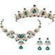 thumbnail image 2 of KAKOWELY 1 juego de joyas nupciales, corona y joyas nupciales, conjunto de joyas de boda, tiara nupcial, pendientes, collar, 2 of 4