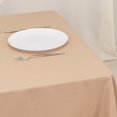 thumbnail image 2 of Efavormart 70" Nude 200 GSM Seamless Premium Polyester Square Tablecloth, 2 of 11