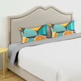 thumbnail image 3 of Yayeee Pillowcase King Size Set of 2 Satin Wrinkle Resistant Pillow Case, Orange Glasses, 3 of 7
