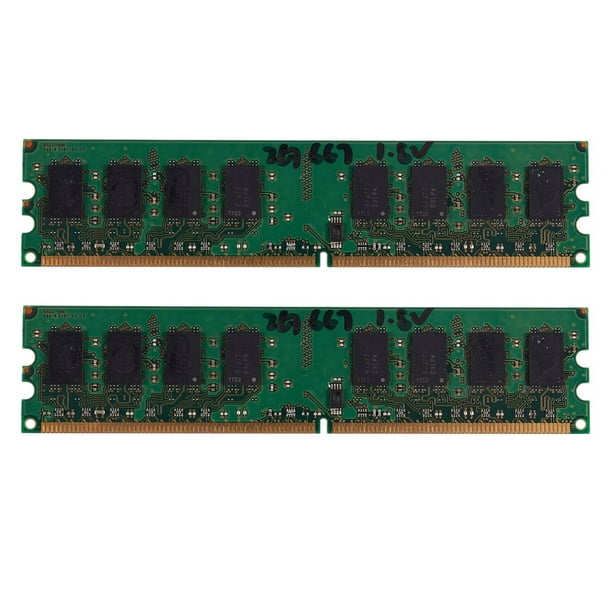 2X 2GB DDR2 667MHz 240Pin 1.8V Desktop DIMM Memory RAM for for - Walmart.com