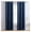 Midnight Navy Blue, variant on Laurance - 96 inch Blackout Curtains - Total Blackout Curtains, Long Thick Weather Cooling Drapes Energy Smart Sleep Well Darkening Curtains for Bedroom, Pair (Steel Grey, 52 W x 96 L)