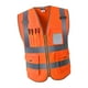 thumbnail image 4 of Chaleco de seguridad Cola Chaleco de seguridad para ropa de trabajo XL Naranja, 4 of 7