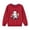 Red, variant on Odeerbi Kids Boys Girls Halloween Ghost Crewneck Sweatshirts Fall Winter Cotton Sweatshirt Kids Kids Cute Solid Color Halloween Print Long Sleeve Sweatshirts Top Kids Clothes Orange