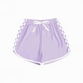 thumbnail image 4 of TOWED22 Toddler Baby Girl Summer Playwear Short Sleeve Tee and Jersey Shorts Set 9M-3T Purple,13-14 Y, 4 of 6