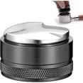 thumbnail image 1 of Dispensador de café de 58 mm, dispensador de café de doble cabeza en polvo de acero inoxidable, nivelador de ambos lados, herramienta de barista de profundidad ajustable, 11 Feliz Sencillez, 1 of 5