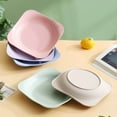 thumbnail image 6 of Bxaolu Serving Tray for Entertaining, Serving Platters for Snacks, Fruit, Cookies, Dessert, Reusable Plastic Trays for Serving Food and Pantry Organization, 7.8in, Purple, 6 of 9