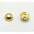 thumbnail image 4 of EOEMY 500 Gold Tone Acrylic Round Dome Studs 6mm No Hole Cell Phone Deco Bow Center, 4 of 4