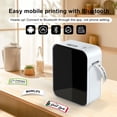 thumbnail image 2 of BN-LINK Label Maker Machine with Tape, Portable Thermal Label Printer with Multiple Templates, Wireless Bluetooth Label Maker for Home, Kitchen, School, Office, 2 of 7