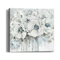 thumbnail image 2 of 40" Winter Blues Flower Canvas Wall Art, 2 of 5