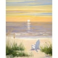 thumbnail image 3 of Swatland, Sally 12x14 Black Modern Framed Museum Art Print Titled - Beach at Sunset II, 3 of 5