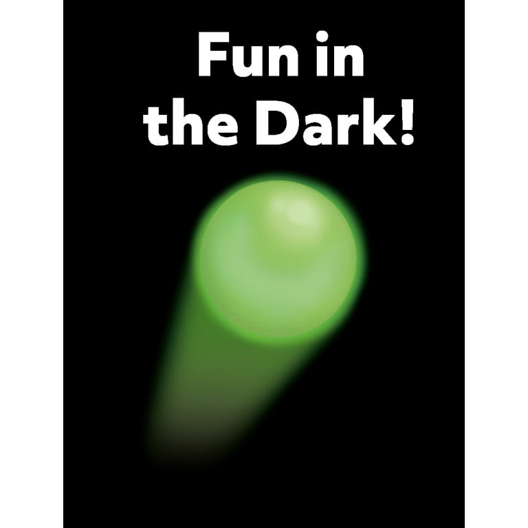 Way to Celebrate! Glow in the Dark Pong Balls White Party Favors, 6 Count