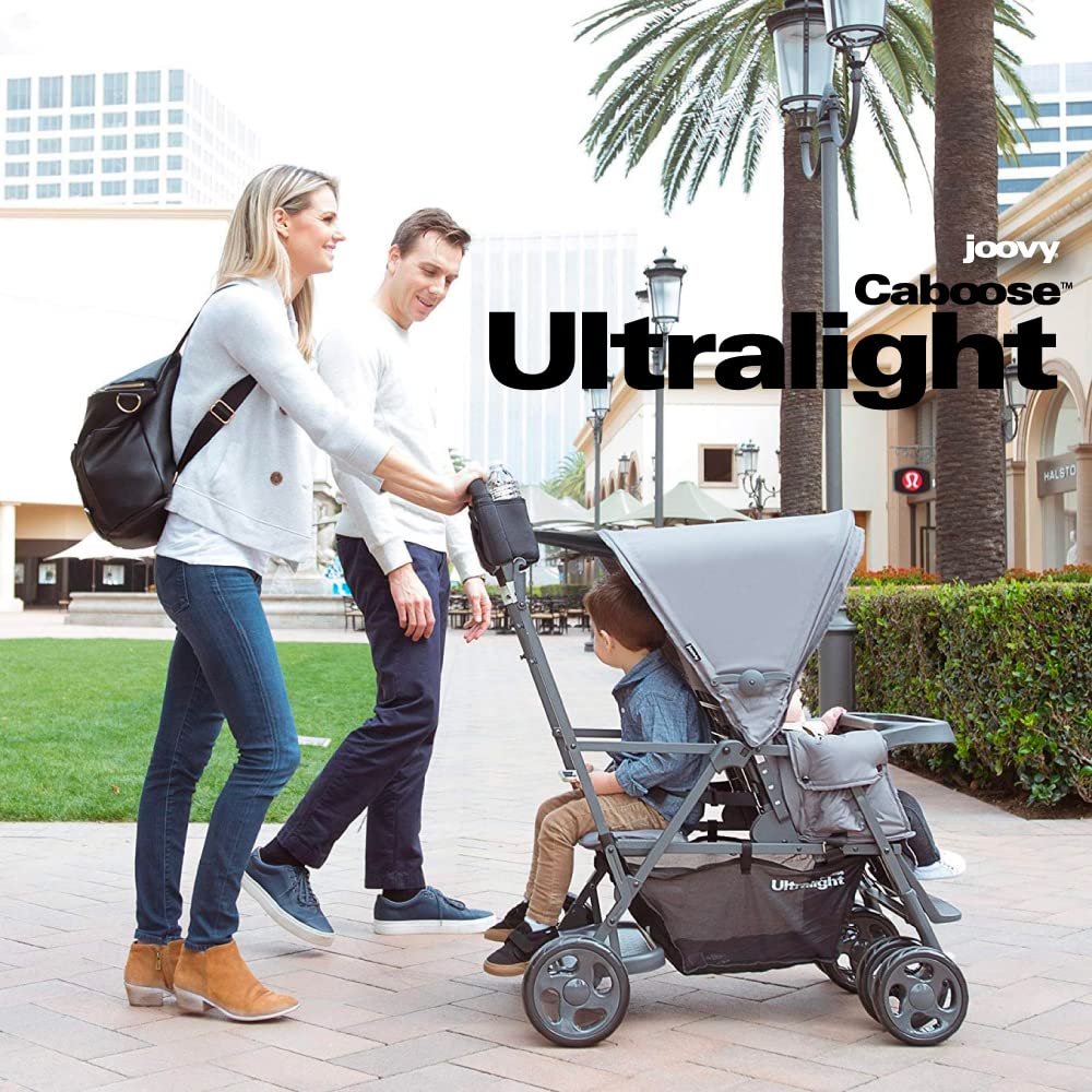 Joovy Caboose Ultralight Graphite Stand-On Tandem Stroller - Black - image 5 of 7