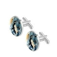 thumbnail image 2 of Penguin Elegant Shirt Cufflinks for Men, Made of Stainless Steel, for Formal Attire, 2 of 6