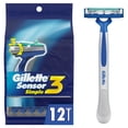 thumbnail image 1 of Máquinas de afeitar desechables Gillette Sensor3 Simple, 12 unidades, 1 of 9