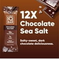 thumbnail image 2 of IQBAR Clean Plant Protein Bars - Chocolate Sea Salt - 12 Count - Keto, Vegan, High Fiber, Gluten and Dairy Free, Low Sugar Snack, 2 of 6