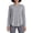 Gray #019, variant on Long Sleeve UPF 50+ Workout Tops for Women, Running Sun Shirts, UV Athletic Pilates Quick Dry Lightweight Split Back L