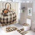 thumbnail image 1 of Faty-T Fleurs de Paon Aquarelle Ensemble de Rideaux de Douche 4 Pcs Rideau de Douche et Tapis Ensemble de Rideaux de Douche Plume de Paon Colorée Imperméable pour Décoration de Salle de Bain Cadeau pour Famille Amis, 1 of 14