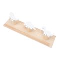 thumbnail image 4 of Shisuyan Wooden Hooks Rack Synthetic Material 1Pc 15X3.9X1.6In, 4 of 9