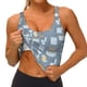 thumbnail image 3 of Balery Blue Bathroom Sujetadores deportivos con espalda cruzada para mujer, acolchados, sin costuras, de alto impacto, ideales para yoga, gimnasio, entrenamiento y fitness.-Small, 3 of 8