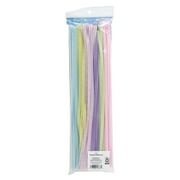 Hello Hobby Fuzzy Sticks, 100 Count, Pastel Multicolor Chenille Stems for Kids Crafts and DIY Projects