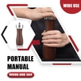 thumbnail image 4 of Pimienta amoladora rotativa madera a domicilio especia laminado portátil barbacoa picnic al aire libre recargable condimento de molienda 6 pulgadas Sweethay HA028339-02B, 4 of 7