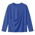 thumbnail image 4 of YUEHUYA Womens Cat Shirts Cat Pocket T Shirt Medium Weight Funny Tshirts Womens Gift Funny Pet Animal Tee Animal Holder Long Sleeve Tee Shirts, 4 of 6