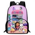 thumbnail image 5 of Bonitas mochilas para niños con diseño de casa de muñecas de dibujos animados de Gabby, regalo de cumpleaños para niños y niñas, mochilas escolares para acampar, mochilas duraderas, 5 of 5