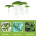 thumbnail image 2 of 90pcs Mini Fake Duckweed Artificial Floating Duckweed Aquarium Simulation Plants, 2 of 8
