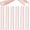 Rose Gold, variant on 6 Pieces Binding Wire Twin Loop Spines Double Loop Binding Wire 1 Inch Cinch Diameter 23 Holes for Teacher Student Document Notebook Making(Silver)
