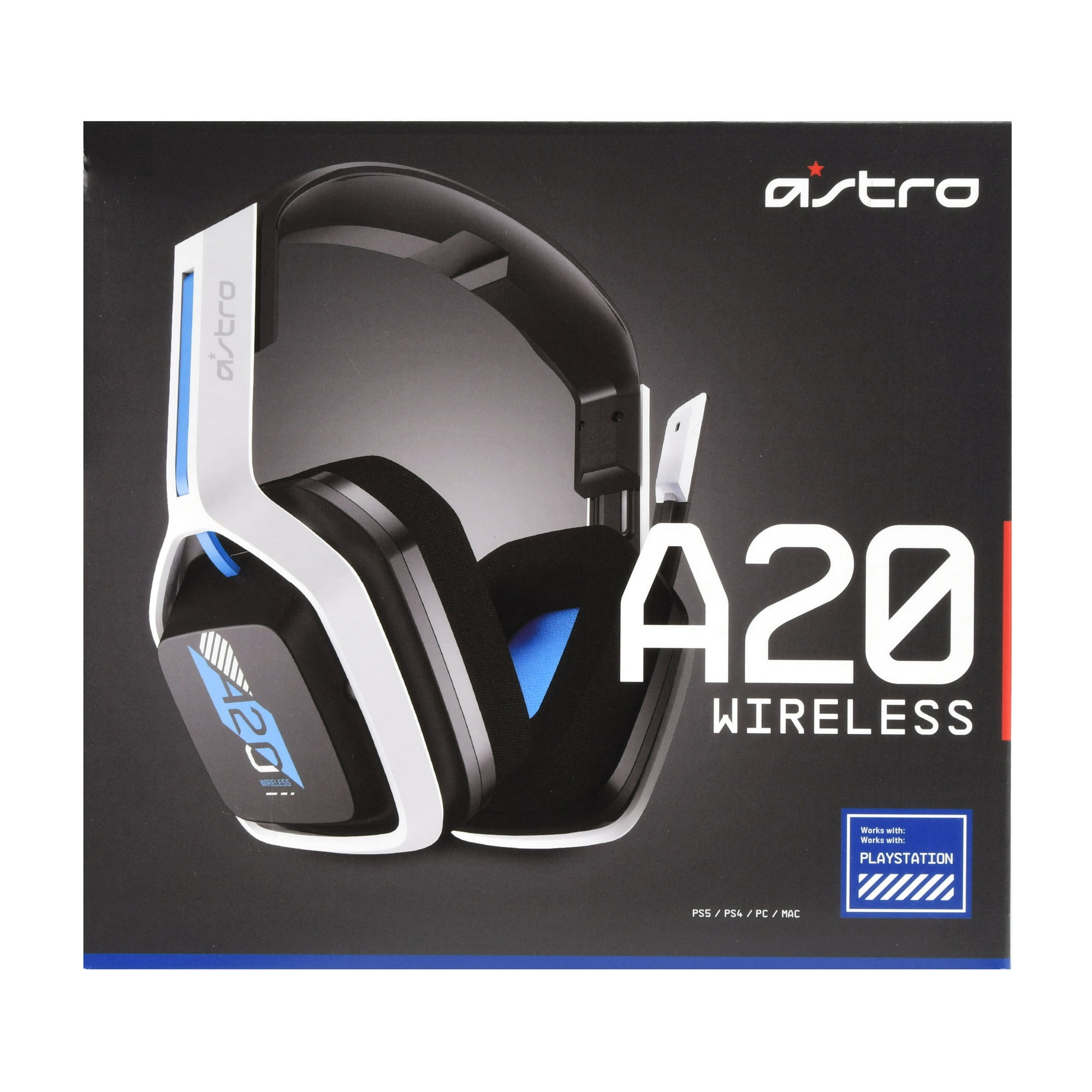 ASTRO Gaming A20 Wireless Headset Gen 2 for PS5, PlayStation 4, PC & Mac