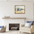 thumbnail image 3 of Stupell Industries Docked Boats Painting Transportation Painting Gold Floater Framed Canvas Art Print Wall Art, 31 x 25, 3 of 10