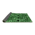 thumbnail image 2 of Ahgly Company Indoor Rectangle Solid Emerald Green Modern Area Rugs, 7' x 10', 2 of 4