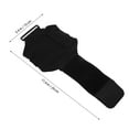 thumbnail image 2 of BESTYASH Wristband Phone Holder Black Nylon For Travel 1Pack, 2 of 7