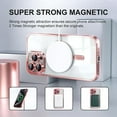 thumbnail image 5 of 2-in-1 Entronix Bundle for iPhone 14 Pro Max, Magnetic Clear Case 1 Screen Protector, Rose, 5 of 8