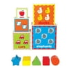 Hape Toddler Kids Toy Baby Wooden Stacking Pyramid of Play Nesting Blocks Set