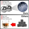 thumbnail image 3 of Juego de decantador para whisky Labeol 750 ml con vasos de acero inoxidable, 3 of 9