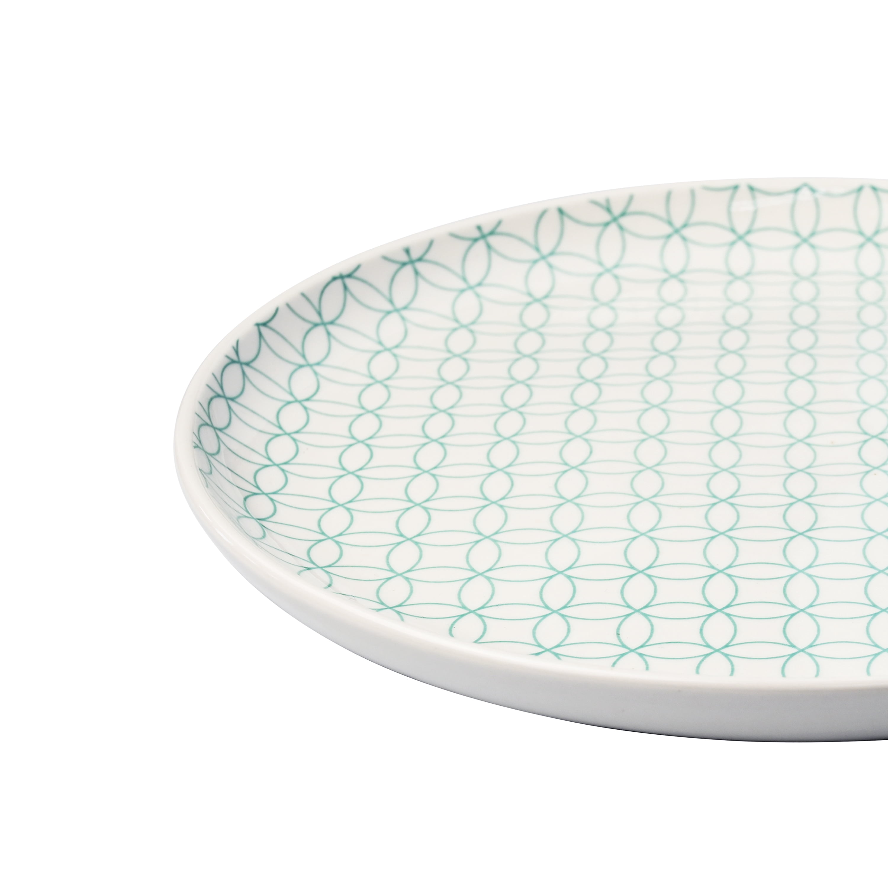 Mainstays Alessandra Mint 4-pack Stoneware Dinner Plate Set, 10.5"