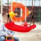 thumbnail image 4 of Columpio colgante para niños con cuerda, juguete volador, tablero curvo, silla columpio, asiento columpio de plástico para árbol, jardín, patio, perfke Asiento abatible, 4 of 9
