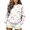 White, variant on Qingpeng Womens Plus Size Crew Neck Football Sweatshirt Loose Fit Casual Long Sleeve Tops Funny Print Pullover Fall Outfits