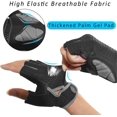 thumbnail image 4 of SZTXJ Cycling Gloves Half Finger Bike Gloves Non-slip Shockproof Gel Mountain Bike Gloves (Grey), 4 of 5
