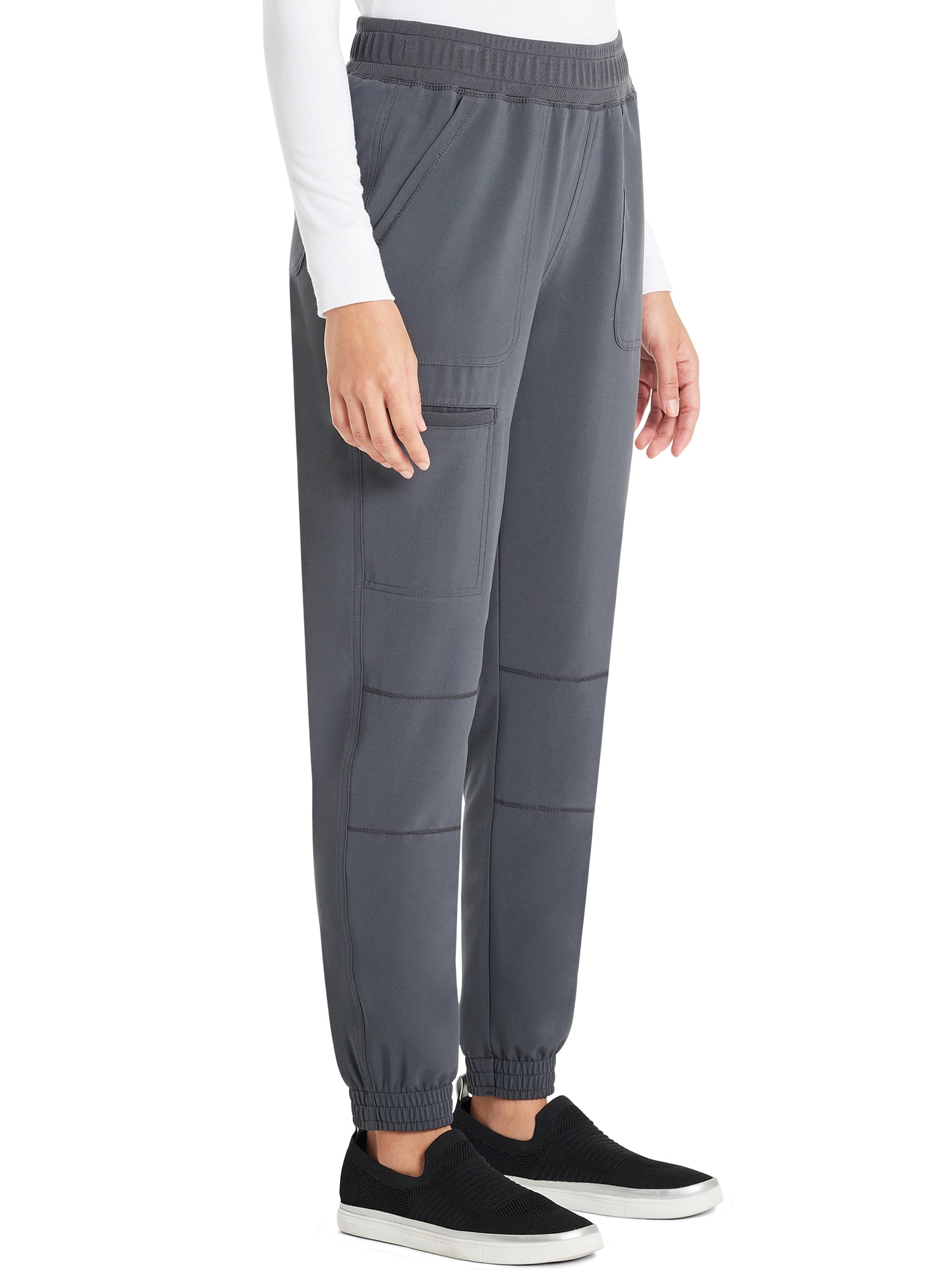 Scrubstar Women's Antimicrobial Premium Performance Petite Yoga Waistband Jogger, Sizes XS-XL