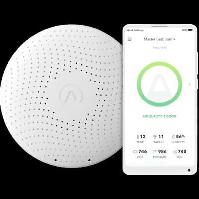 Airthings Wave Plus Smart Indoor Air Quality Monitor + Radon