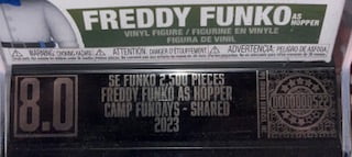 Funko Pop Vinyl Figure Freddy Funko as Hopper SE Graded Camp Fundays Limited Edition