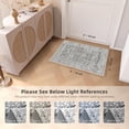 thumbnail image 2 of 2x6 Runner Rug Non Slip Carpet Runners for Hallway 6ft Fall Runner Rugs with Rubber Backing Rug Runner for Kitchen Bedroom Vintage Distressed Rug (Brick Red), 2 of 6