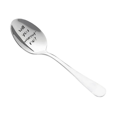 

Mackneog Wedding Gifts Valentine s Day Stainless Steel Long Handle Spoon Spoon Tableware Spoon Personalized Gift Spoo Tableware H One Size