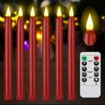 thumbnail image 1 of Velas cónicas sin llama PILLOBOX con control remoto y temporizador, 1 of 7